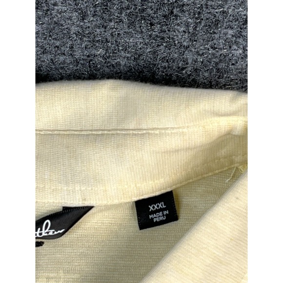 Travis Mathew The Zinna NL Golf‎ Polo Shirt Men 3XL Pale Banana Pima Blend New - Picture 2 of 11